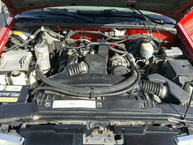1GCCS1440Y8163321 - 2000 CHEVROLET S TRUCK S1 RED photo 7