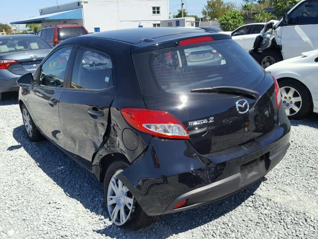 JM1DE1KY9D0168186 - 2013 MAZDA MAZDA2 BLACK photo 3