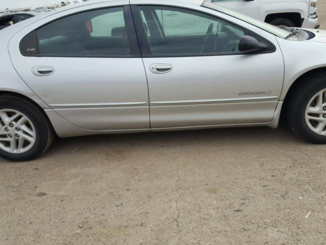 2B3HD46R41H630929 - 2001 DODGE INTREPID S SILVER photo 9