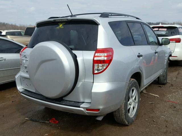 2T3ZF4DV5BW075875 - 2011 TOYOTA RAV4 SILVER photo 4