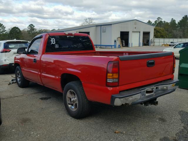 1GCEC14V12Z115584 - 2002 CHEVROLET SILVERADO RED photo 3