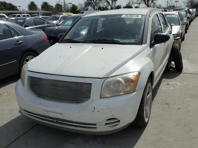 1B3HB48B07D527714 - 2007 DODGE CALIBER SX WHITE photo 2