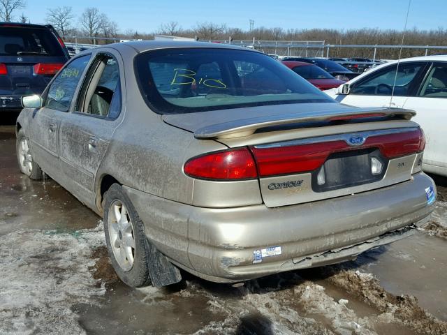 1FAFP66LXYK105838 - 2000 FORD CONTOUR SE GOLD photo 3