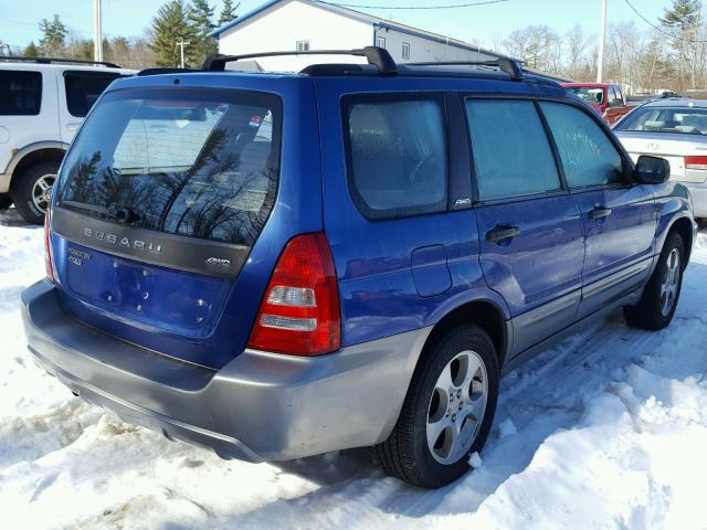 JF1SG65674H755339 - 2004 SUBARU FORESTER 2 TWO TONE photo 4