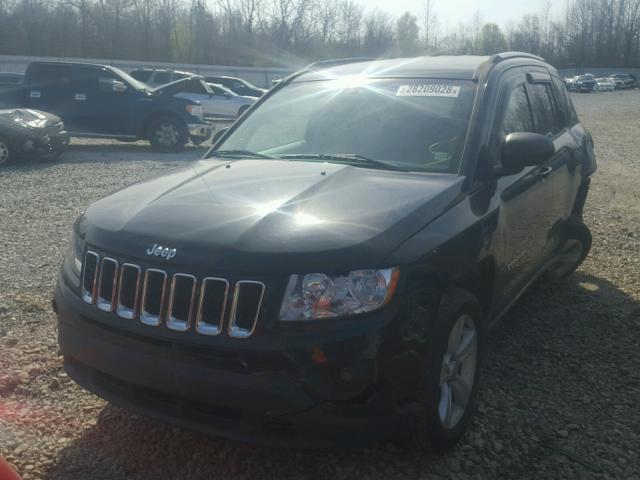 1C4NJCBB6DD255995 - 2013 JEEP COMPASS SP BLACK photo 2