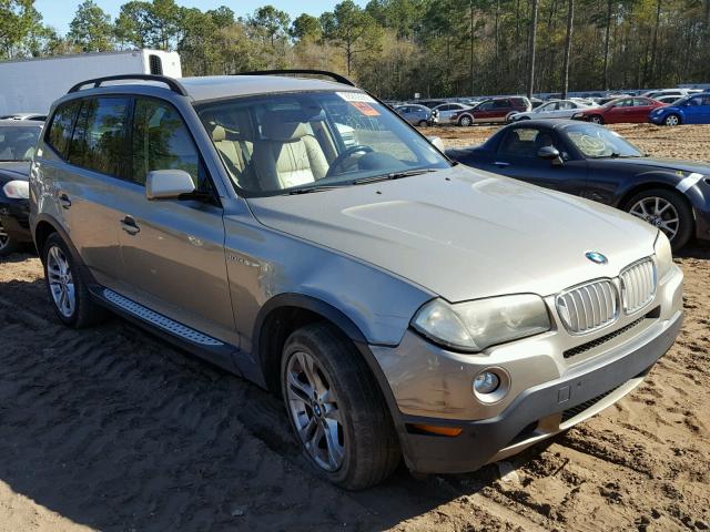 WBXPC934X8WJ05715 - 2008 BMW X3 3.0SI GOLD photo 1