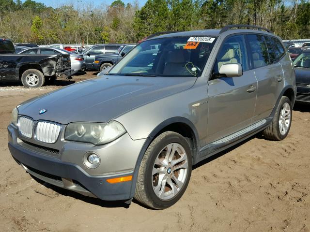 WBXPC934X8WJ05715 - 2008 BMW X3 3.0SI GOLD photo 2