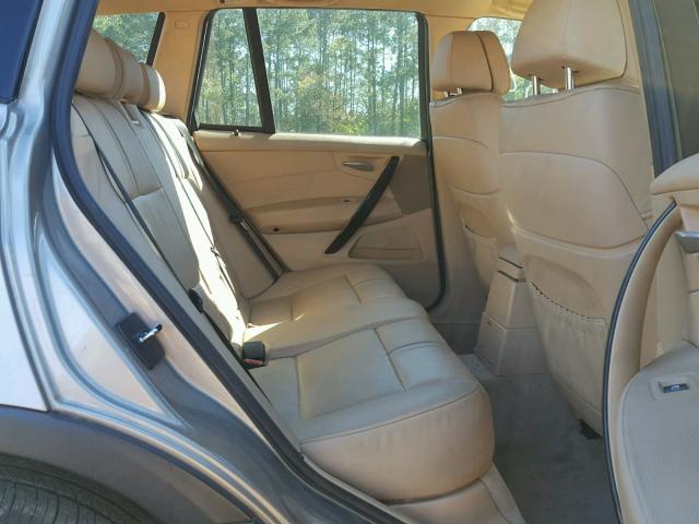 WBXPC934X8WJ05715 - 2008 BMW X3 3.0SI GOLD photo 6
