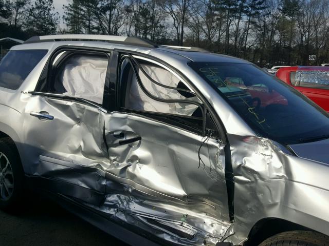 1GKKRRKD0FJ213427 - 2015 GMC ACADIA SLT ვერცხლისფერი ფოტო 9