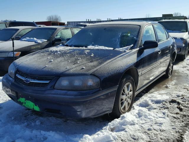 2G1WF52E6Y9353822 - 2000 CHEVROLET IMPALA BLUE photo 2