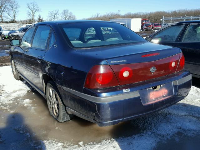 2G1WF52E6Y9353822 - 2000 CHEVROLET IMPALA BLUE photo 3