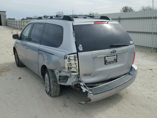 KNDMB233566063419 - 2006 KIA SEDONA EX GRAY photo 3