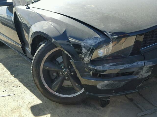 1ZVHT82H985185575 - 2008 FORD MUSTANG GT BLACK photo 9