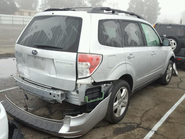 JF2SH6CC7AH806237 - 2010 SUBARU FORESTER 2 SILVER photo 4