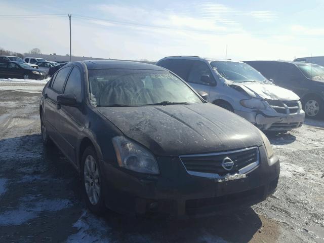 1N4BA41E77C842775 - 2007 NISSAN MAXIMA SE BLACK photo 1