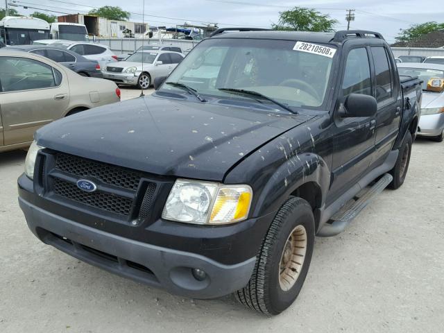 1FMZU67KX4UA77796 - 2004 FORD EXPLORER S BLACK photo 2