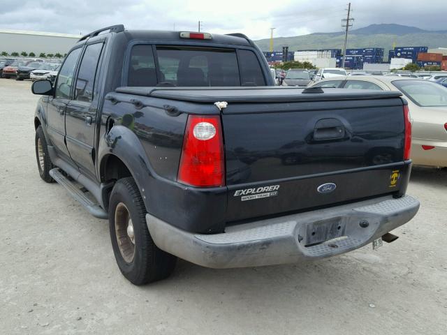 1FMZU67KX4UA77796 - 2004 FORD EXPLORER S BLACK photo 3