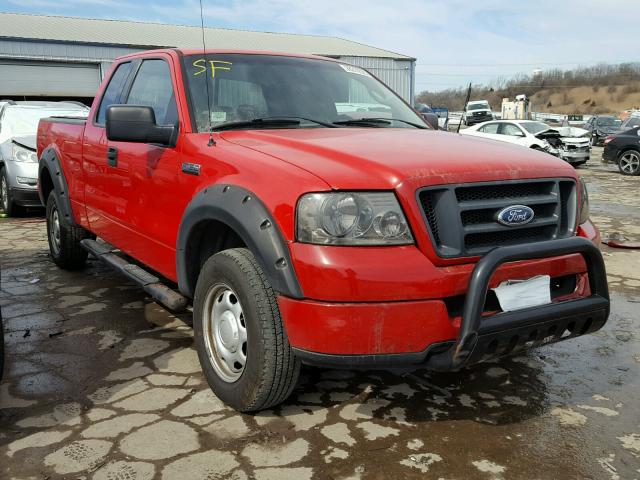 1FTPX14584NB46452 - 2004 FORD F150 RED photo 1