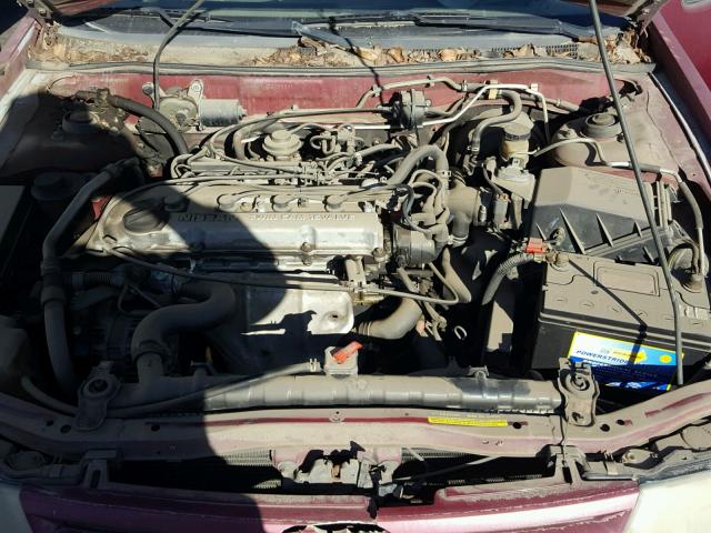 1N4BU31DXSC258341 - 1995 NISSAN ALTIMA XE BURGUNDY photo 7