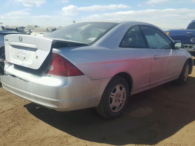 1HGEM22542L024223 - 2002 HONDA CIVIC LX SILVER photo 4