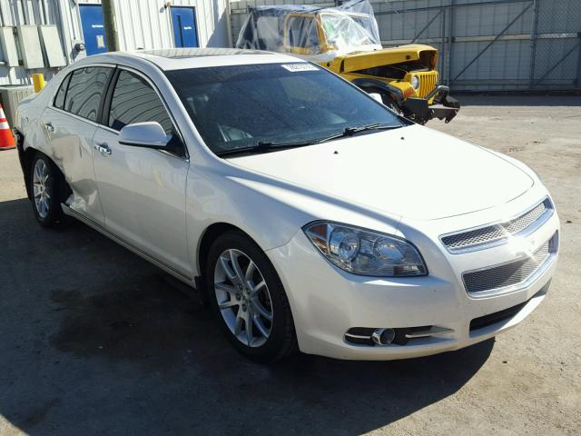 1G1ZE5E04CF108355 - 2012 CHEVROLET MALIBU LTZ WHITE photo 1