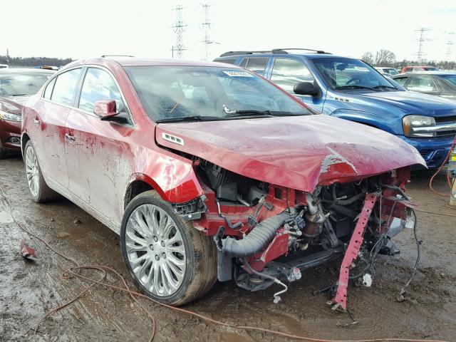 1G4GF5G35EF139504 - 2014 BUICK LACROSSE T RED photo 1