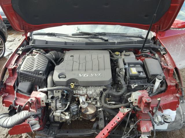 1G4GF5G35EF139504 - 2014 BUICK LACROSSE T RED photo 7