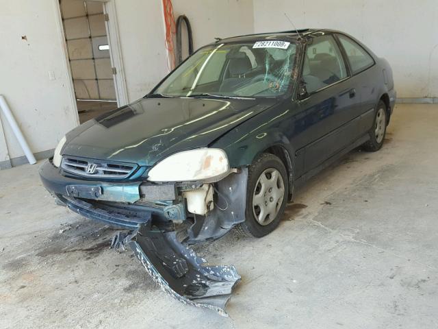 1HGEJ8148YL054760 - 2000 HONDA CIVIC EX Yaşıl foto 2