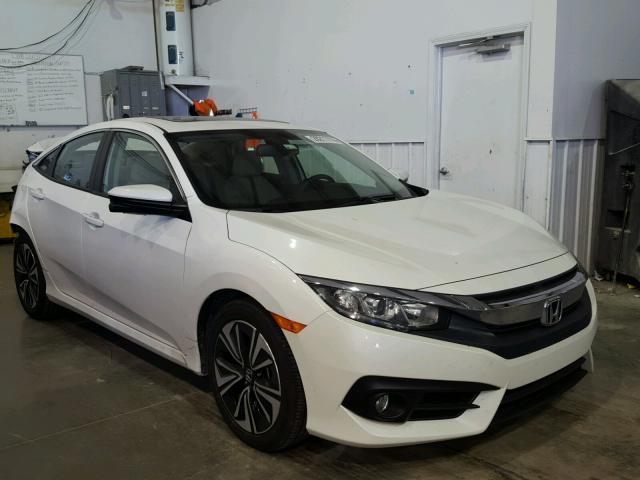 19XFC1F76HE025581 - 2017 HONDA CIVIC EXL WHITE photo 1