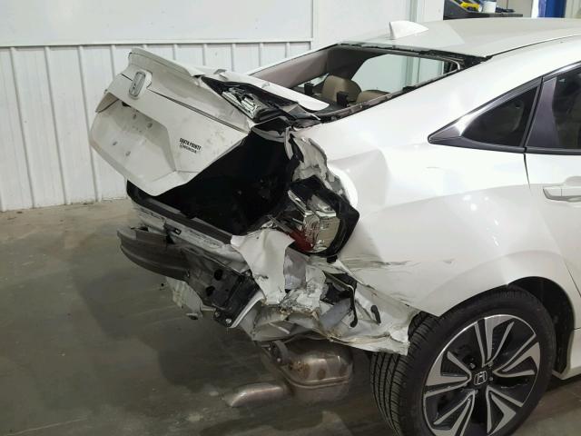 19XFC1F76HE025581 - 2017 HONDA CIVIC EXL WHITE photo 9