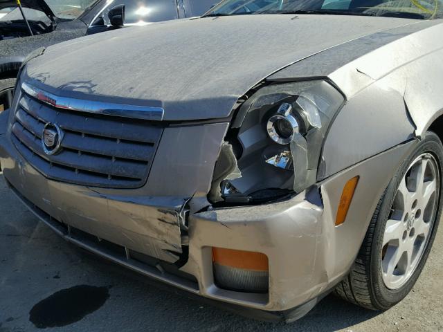 1G6DM57N430156666 - 2003 CADILLAC CTS BEIGE photo 9