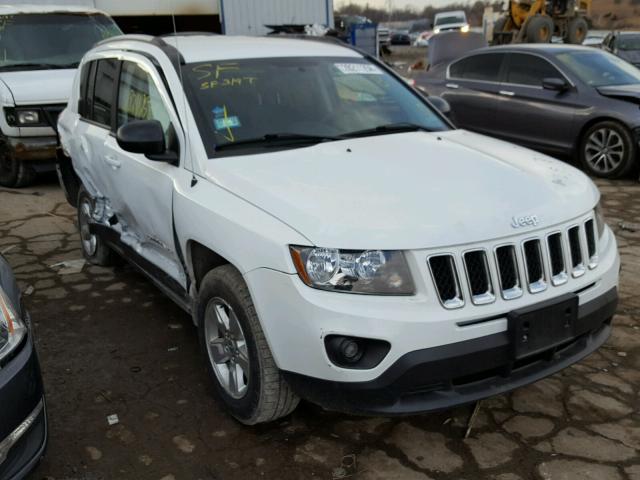 1C4NJCBA3FD400033 - 2015 JEEP COMPASS SP WHITE photo 1