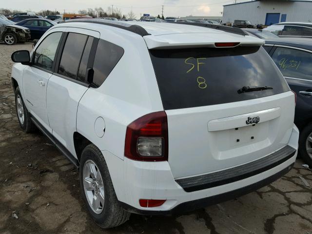 1C4NJCBA3FD400033 - 2015 JEEP COMPASS SP WHITE photo 3