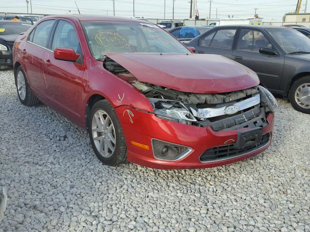 3FAHP0JA8CR435980 - 2012 FORD FUSION SEL RED photo 1