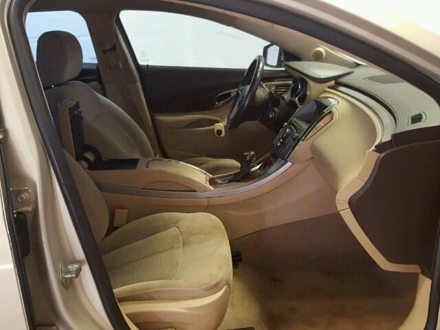 1G4GA5EC5BF131903 - 2011 BUICK LACROSSE C GOLD photo 5