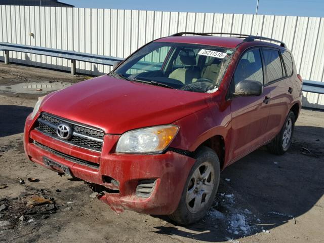 2T3ZF33V29W003103 - 2009 TOYOTA RAV4 RED photo 2