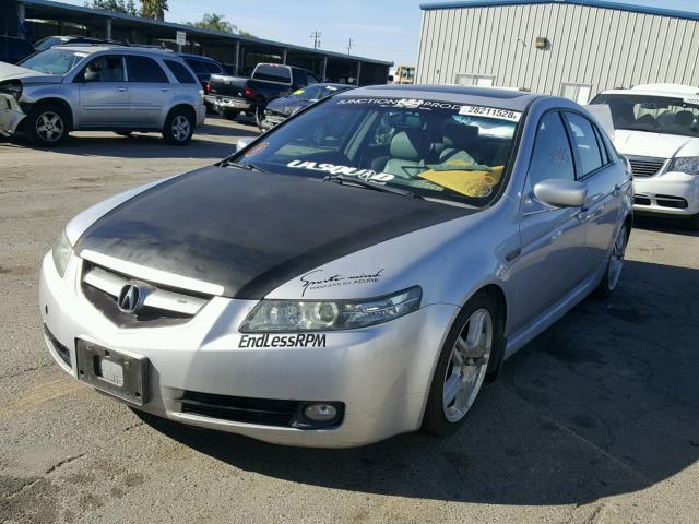 19UUA66255A031970 - 2005 ACURA TL SILVER photo 2