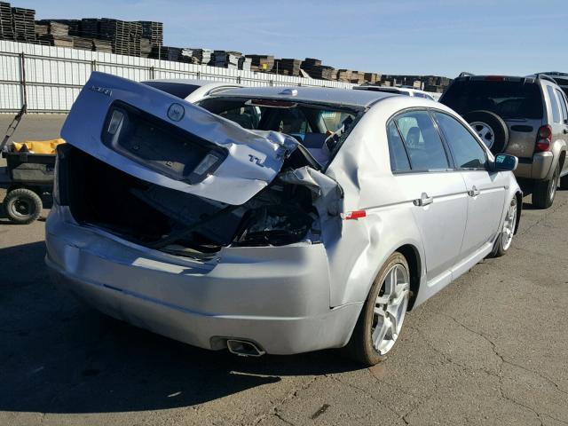 19UUA66255A031970 - 2005 ACURA TL SILVER photo 4