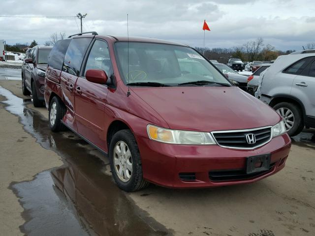 5FNRL18884B140058 - 2004 HONDA ODYSSEY EX MAROON photo 1