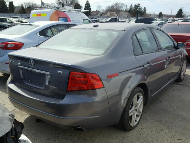 19UUA66295A077768 - 2005 ACURA TL SILVER photo 4