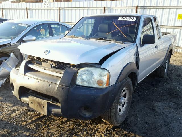 1N6DD26T24C419746 - 2004 NISSAN FRONTIER K SILVER photo 2