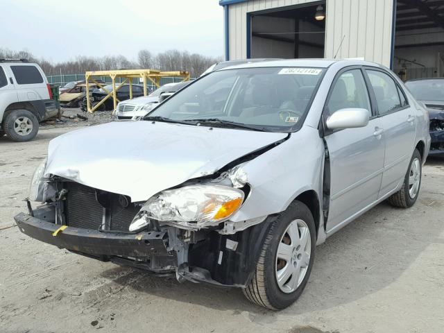 2T1BR32E88C865731 - 2008 TOYOTA COROLLA CE SILVER photo 2