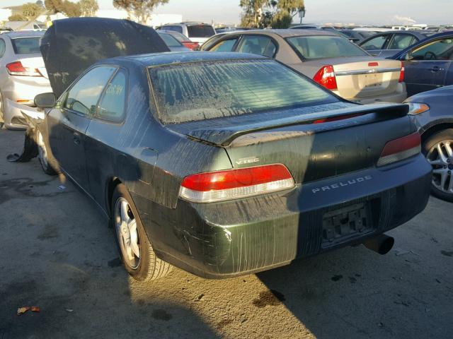 JHMBB6157XC007776 - 1999 HONDA PRELUDE SH GREEN photo 3