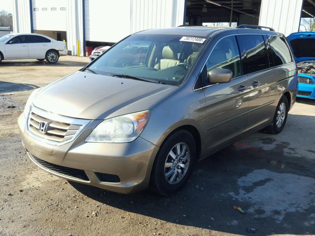 5FNRL38788B404632 - 2008 HONDA ODYSSEY EX GOLD photo 2