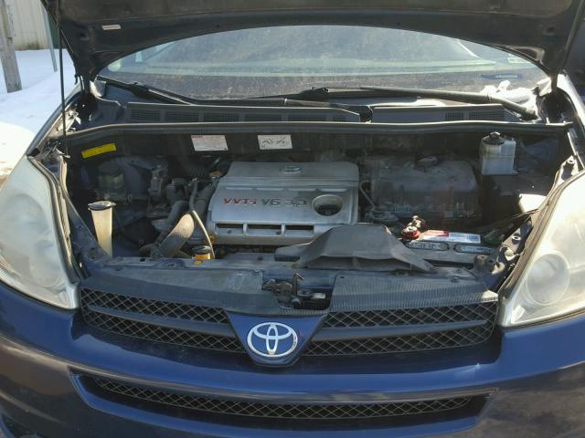 5TDZA23C84S196777 - 2004 TOYOTA SIENNA CE/ BLUE photo 7