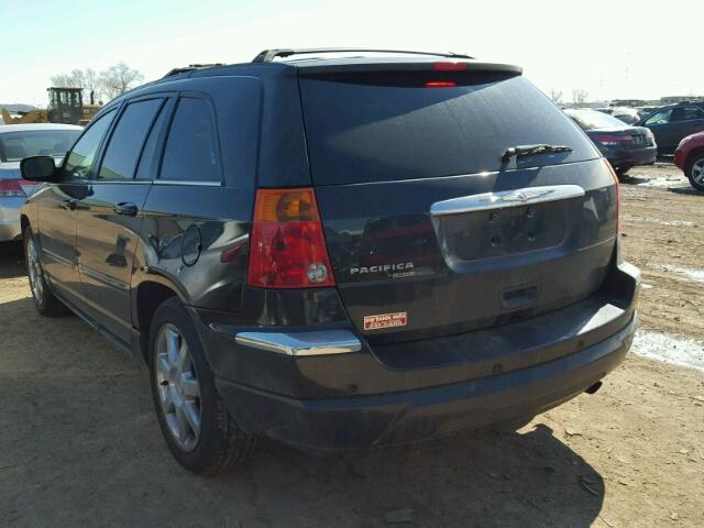 2A8GF784X6R912459 - 2006 CHRYSLER PACIFICA L 黑色 照片 3