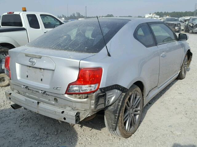 JTKJF5C72C3034588 - 2012 TOYOTA SCION TC 银色 照片 4