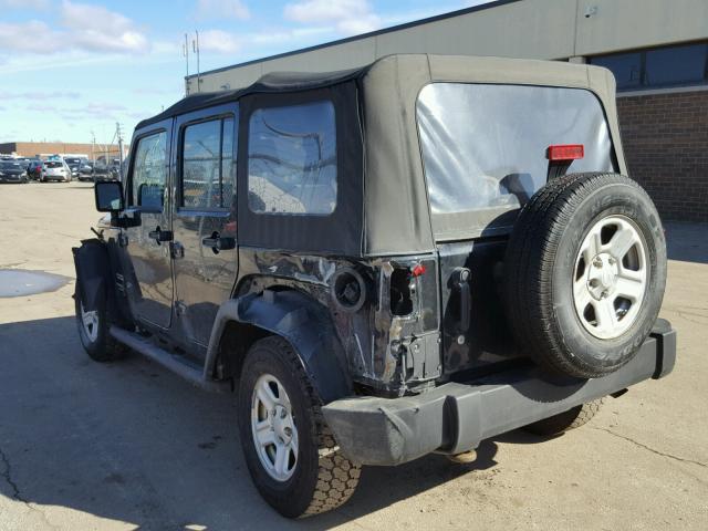 1J4BA3H12AL105749 - 2010 JEEP WRANGLER U BLACK photo 3