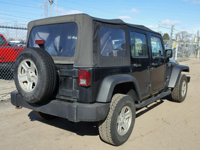 1J4BA3H12AL105749 - 2010 JEEP WRANGLER U BLACK photo 4