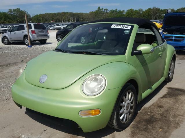 3VWCM21Y04M306245 - 2004 VOLKSWAGEN NEW BEETLE 绿色 照片 2